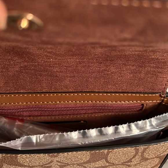 Coach Gemma Crossbody in Blocked Signature Canvas w/ Gem Star Buckle NWOT - Picture 4 of 4